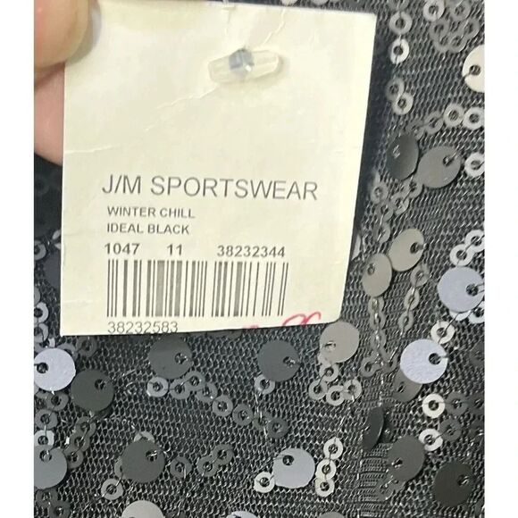 Cato Black Sequence‎ Leggings Women’s Size XL New With Tags - Picture 3 of 7